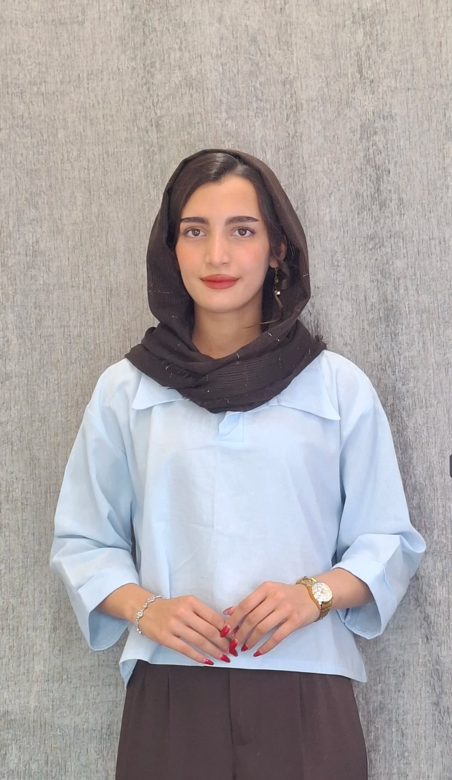 مانتو باکسی «پلو نگین»(زنانه) — تصویر ۵