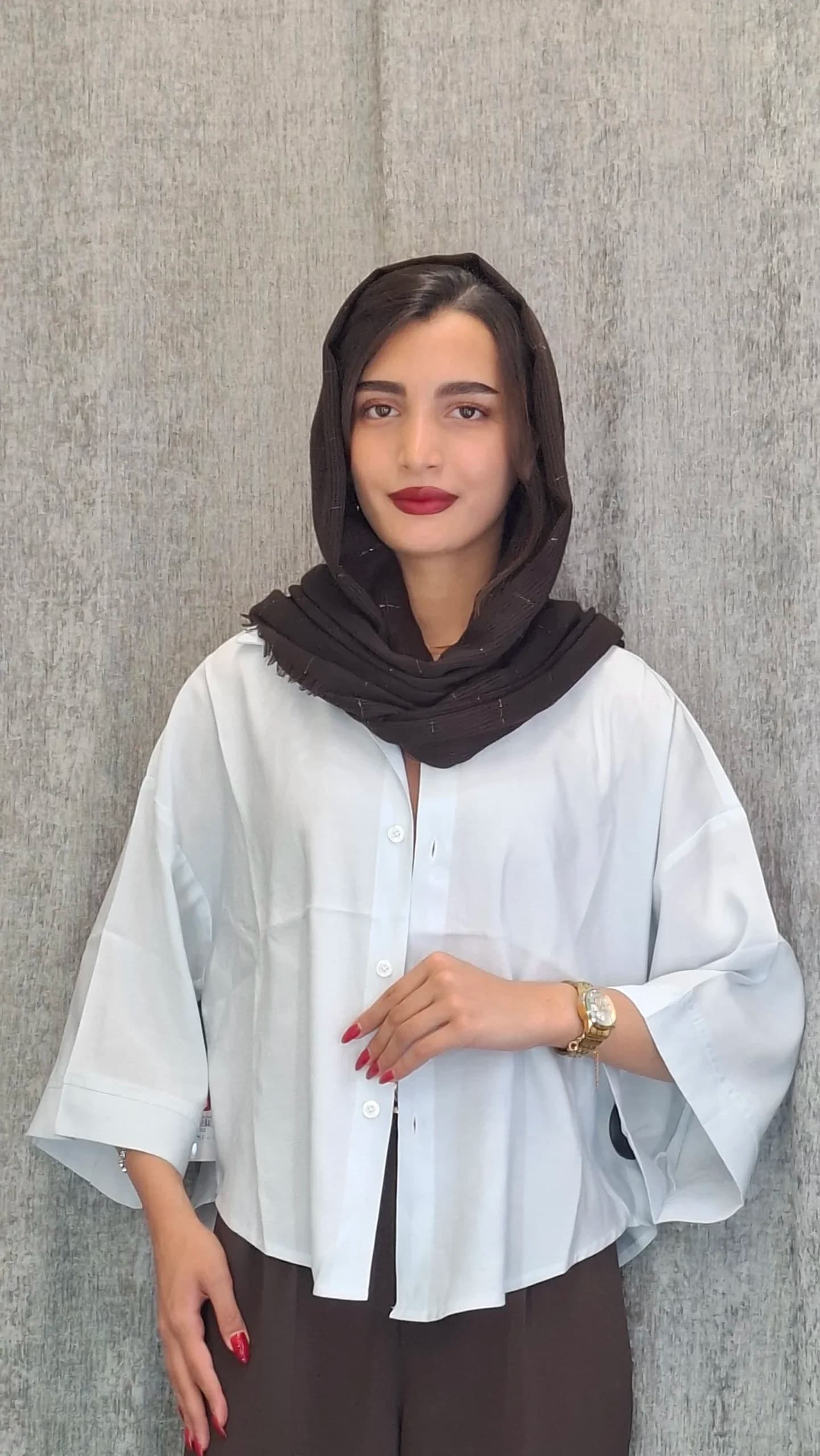 مانتو سیلک پایین هلالی(زنانه) — تصویر ۲