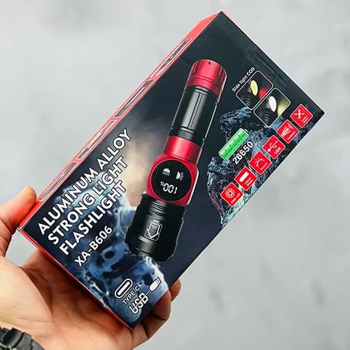 چراغ قوه زوم دار شارژی اسمال سان مدل XA-B606 — تصویر ۱۰