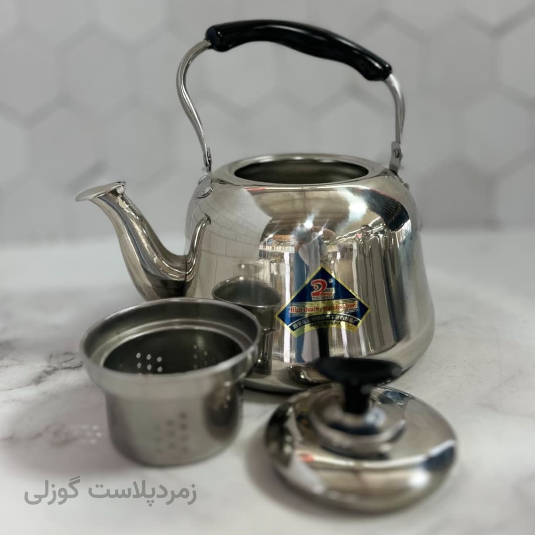 کتری استیل لوله دار