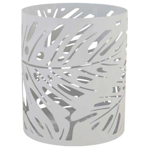 جا شمعی مدلMARGOT طرح MONSTERA کد CH-6802 رنگ GRAY و BLACK — تصویر ۴
