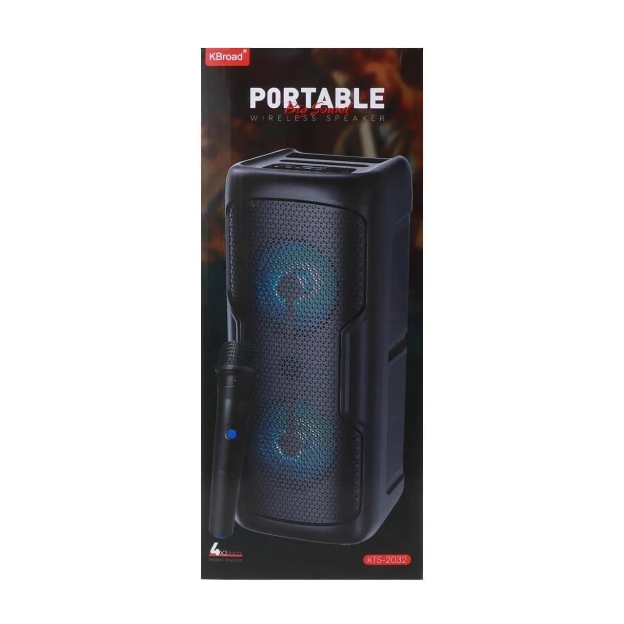 اسپیکر بی سیم BIG SOUND مدل KTS-2032 – مشکی – ASP — تصویر ۵