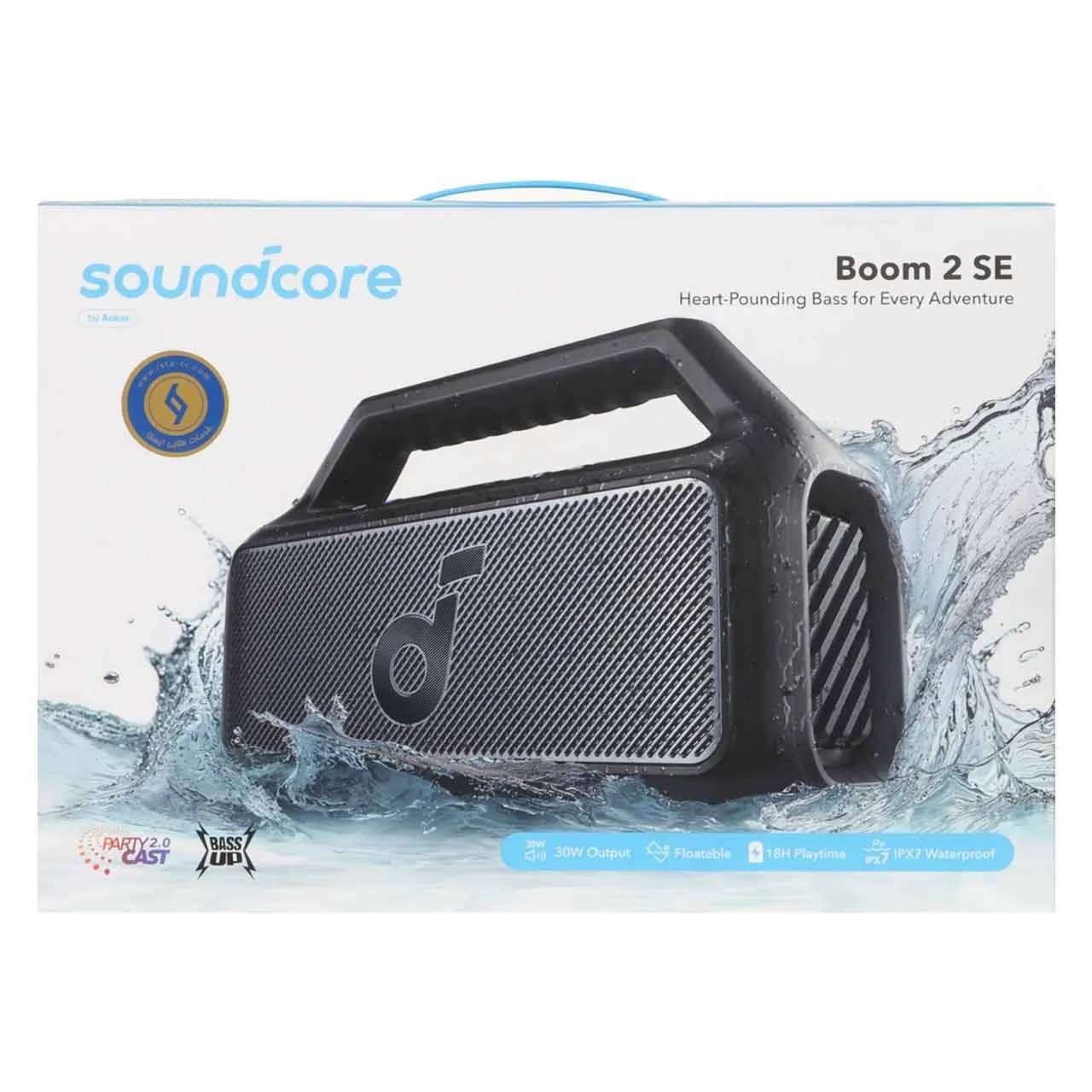 اسپیکر بی سیم Anker مدل BOOM 2 SE A3148Z11 – مشکی (گارانتی 18 ماهه شرکتی) — تصویر ۶