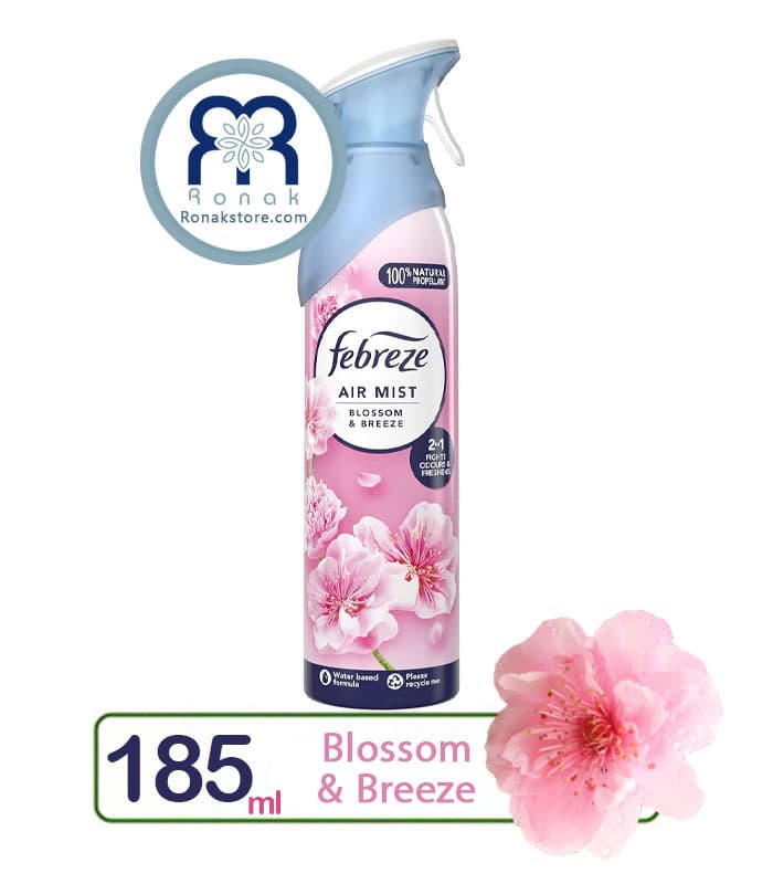 اسپری خوشبوکننده هوا فبرز Febreze رایحه شکوفه و نسیم حجم 185 میل