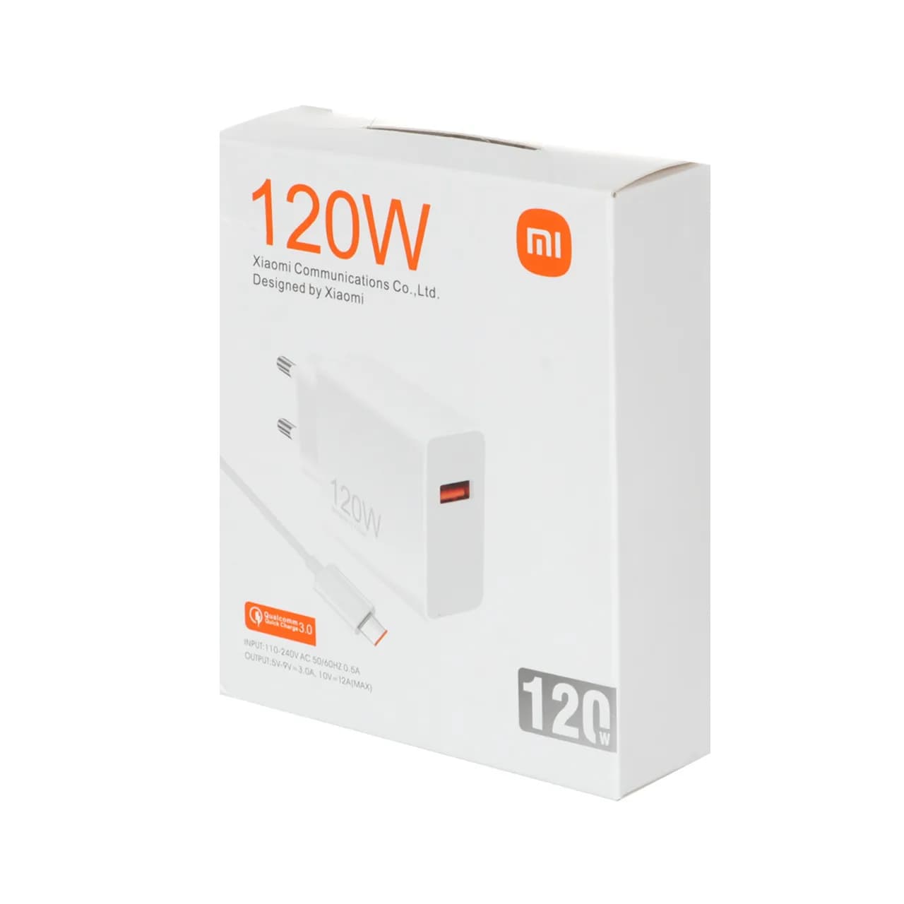 شارژر دیواری ثانیه شمار 120W فست تک پورت Xiaomi مدل MDY-13-EZ به همراه کابل شارژ Type-C – سفید — تصویر ۶