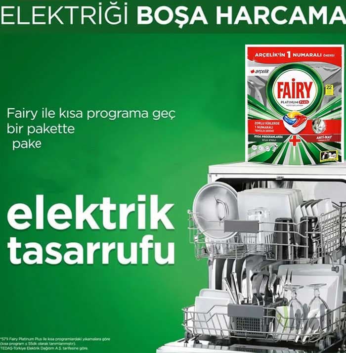 قرص ماشین ظرفشویی FAIRY مدل platinum Plus بسته 22 عددی — تصویر ۴