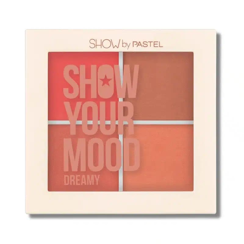 پالت رژگونه 4 رنگ پاستل PASTEL مدل Show Your Mood رنگ Dreamy کد 442 — تصویر ۳