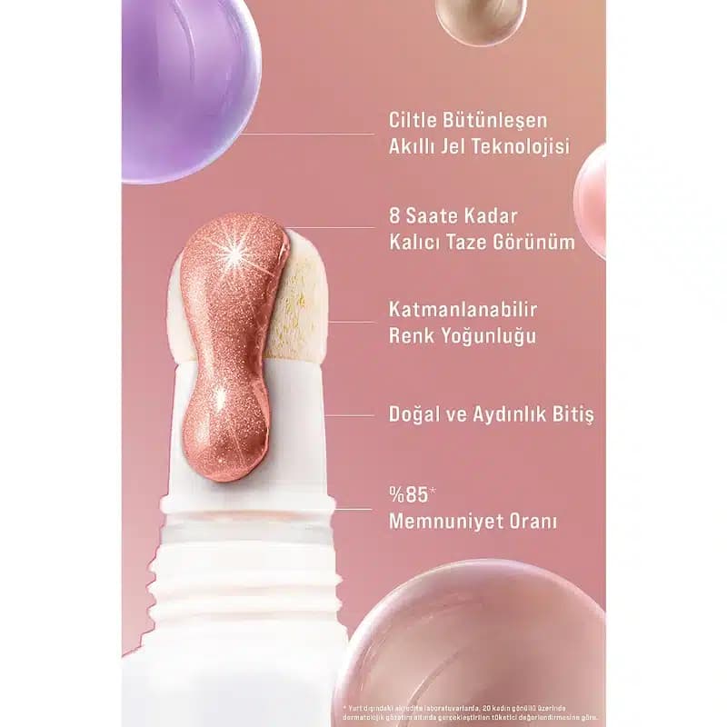 رژگونه مایع سر اسفنجی پاستل Show By Pastel مدل Dewy Blush کد 704 رنگ One Dot — تصویر ۳