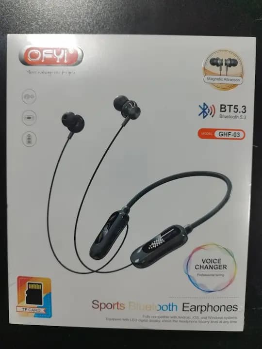 هدفون گردنی ورزشی مدل GHF-03 — تصویر ۲