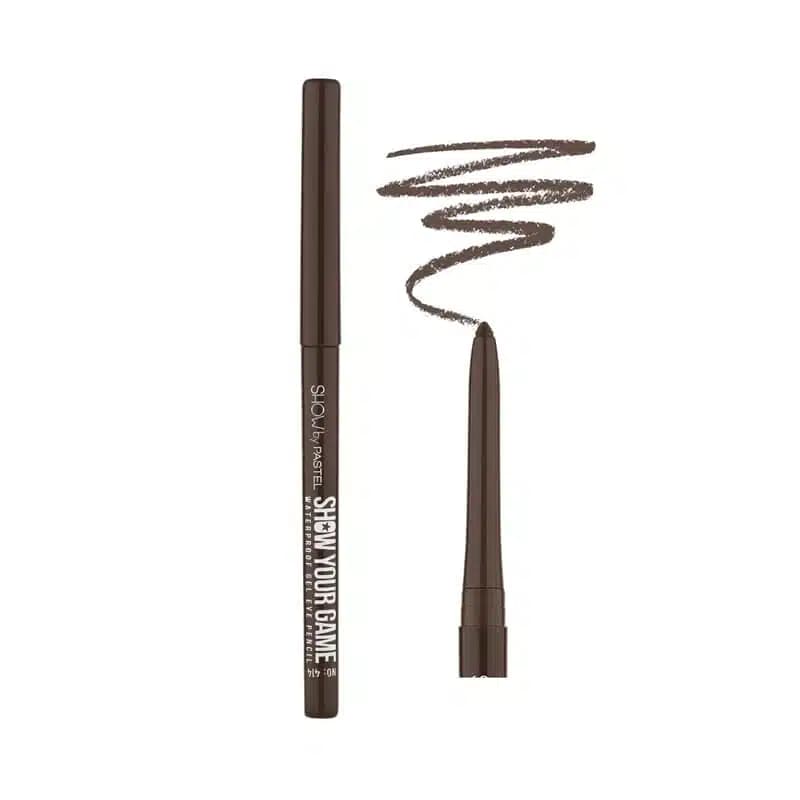 مداد چشم قهوه ای پیچی پاستل PASTEL مدل Show Your Game Gel Eye Pencil کد 414