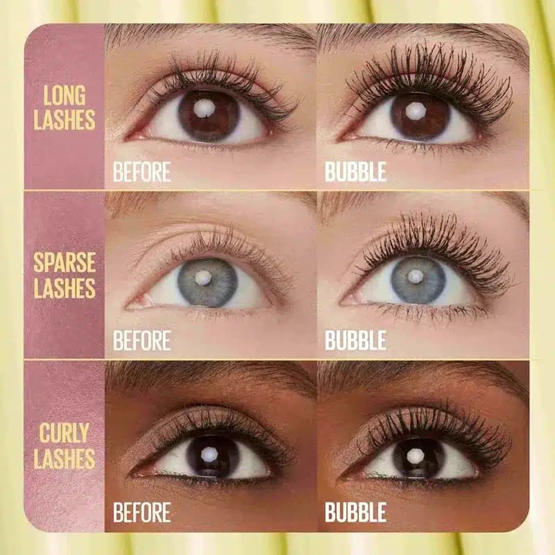 ریمل حجم دهنده و بلند کننده میبلین Maybelline مدل Colossal Bubble Washable Mascara — تصویر ۴