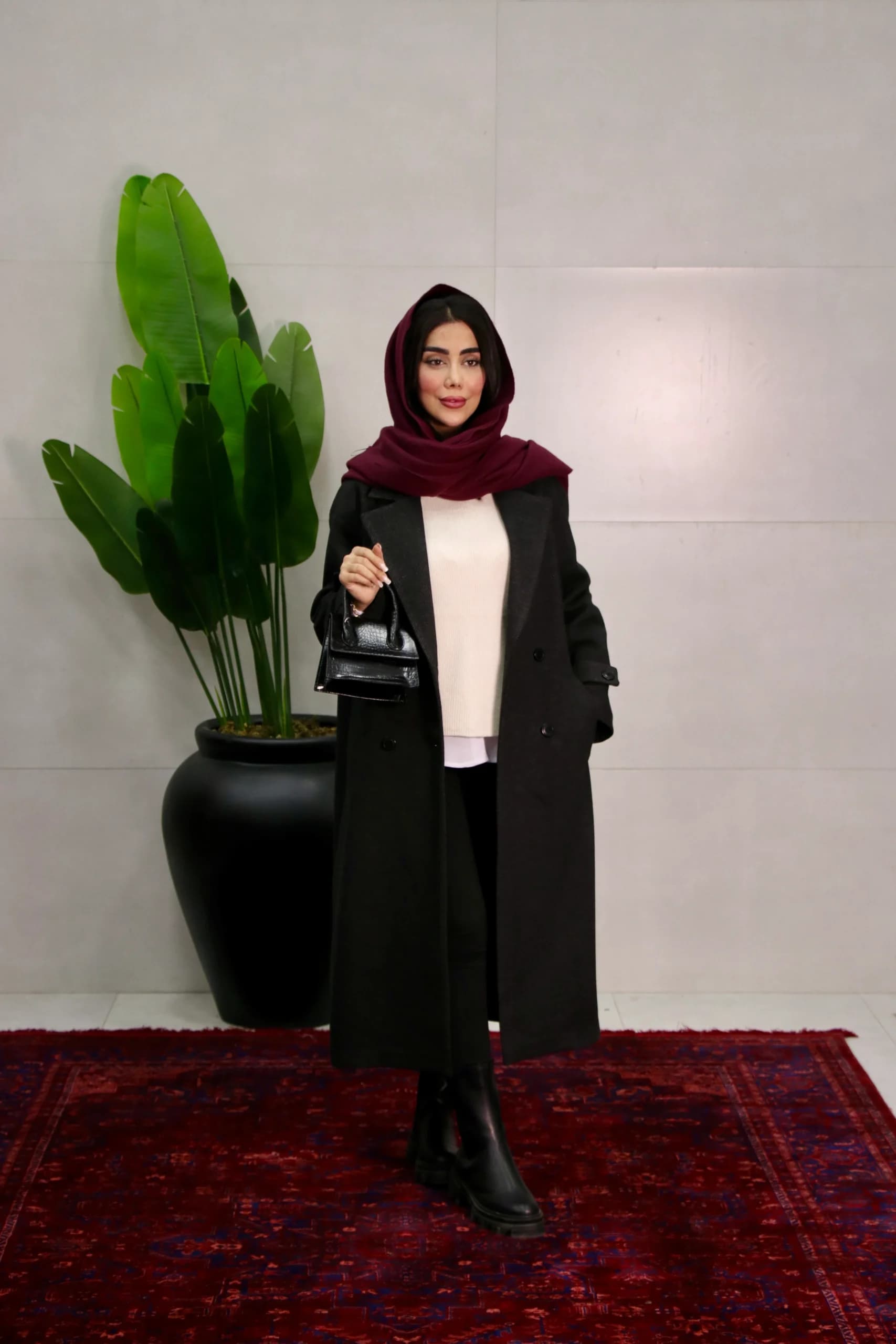 پالتو فوتر جناغی نوک مدادی مدل استرا