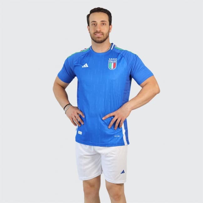 ست مردانه تیشرت و شلوارک وارداتی تیم ملی Italia تکی — تصویر ۶