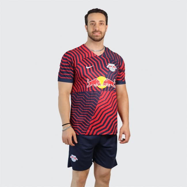 ست مردانه تیشرت و شلوارک وارداتی تیم RB Leipzig تکی — تصویر ۱۱