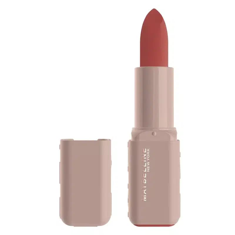 رژلب جامد مات میبلین Maybelline مدل Moisturizing Serum Lipstick کد 06 رنگ Hold The Door