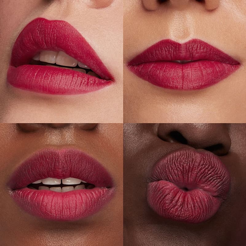 رژلب جامد پودری کیکو Kiko Milano مدل Powder Power Lipstick کد 25 رنگ Cherry Dark — تصویر ۲