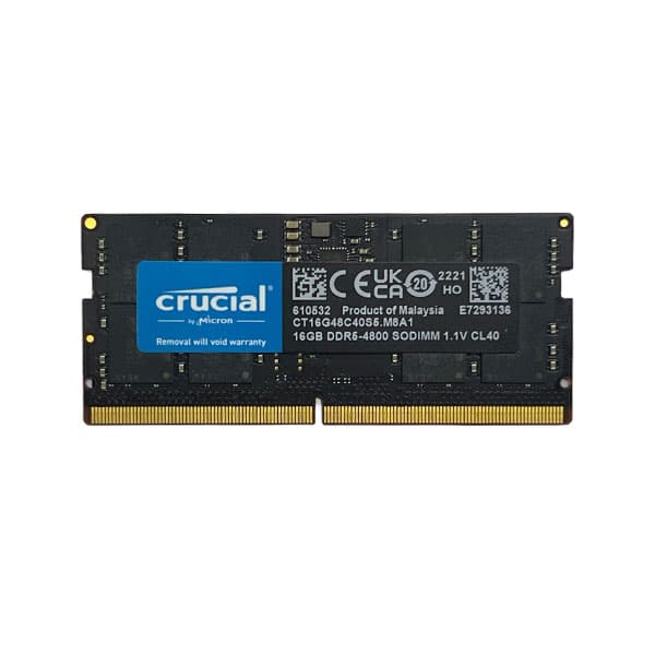 رم لپ تاپ Crucial 16GB DDR5 Laptop RAM 4800MHz