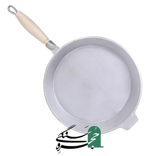 تابه روسی دسته چوبی 6 نفره قطر 28 سانت