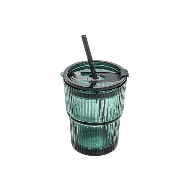 ماگ اسموتی بلوری سبز deli glass