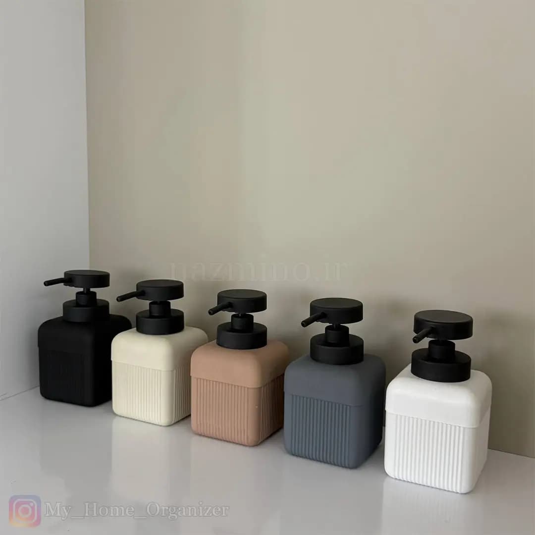 جا مایع پمپی پلاستیکی مات