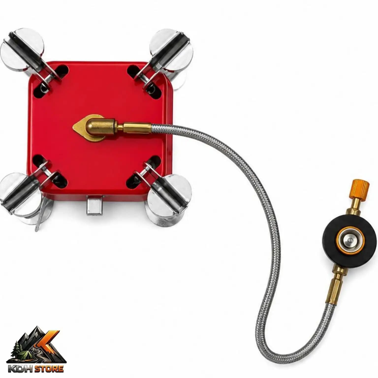 سرشعله شیلنگدار سفری و کمپینگ مدل Portable Gas Stove — تصویر ۳
