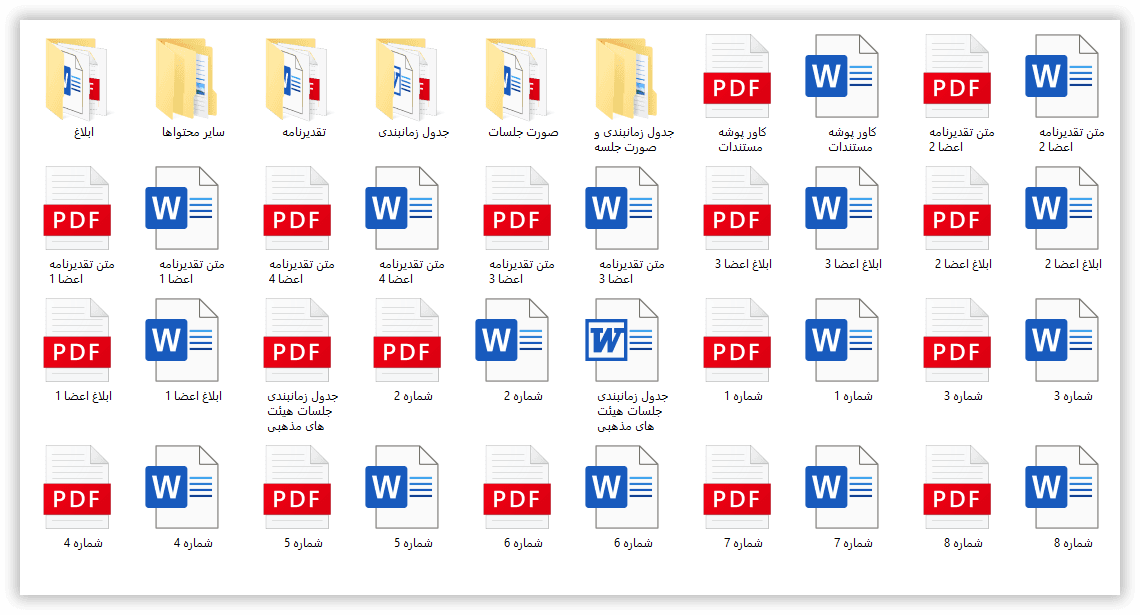 بسته کامل صورت جلسات کمیته ها و شوراهای پرورشی مدرسه 1406- 1405 — تصویر ۳