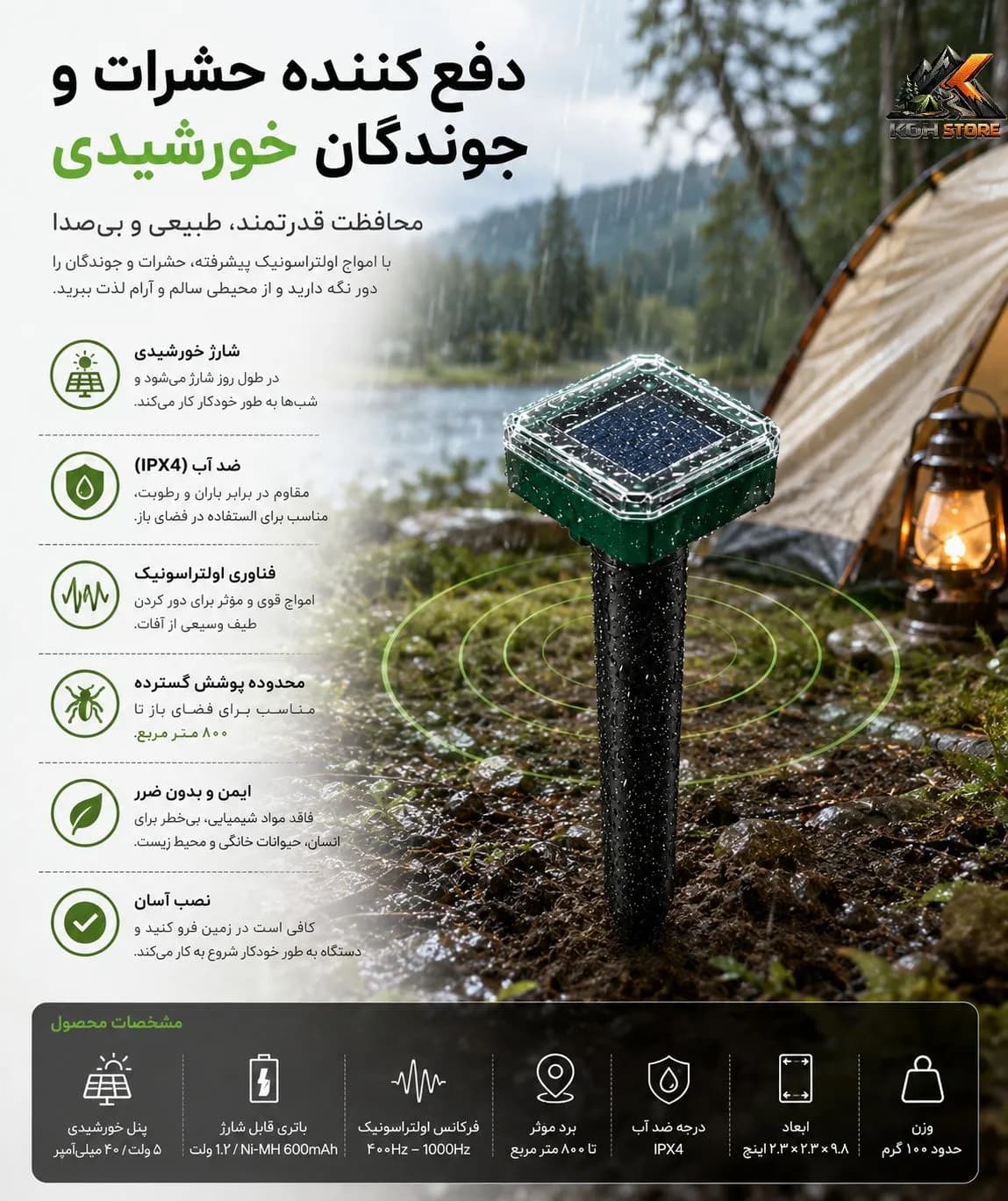 دفع کننده حشرات و حیوانات — تصویر ۶