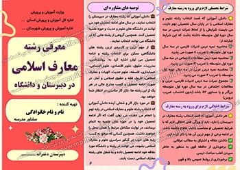 مجموعه 6 بروشور آشنایی با رشته های تحصیلی — تصویر ۷
