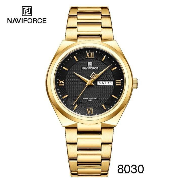 ساعت NAVIFORCE اصلی مردانه | نمایش روز و تاریخ (دوتقویمه) با کارت گارانتی ۱۲ ماهه — تصویر ۲