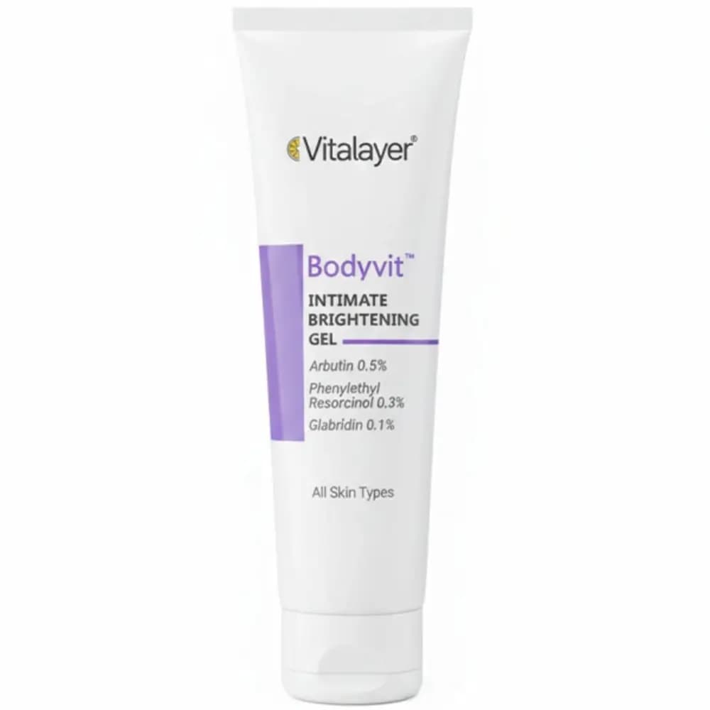 ژل روشنکننده نواحی حساس بدن ویتالیر مدل Bodyvit حجم 150 میلیلیتر