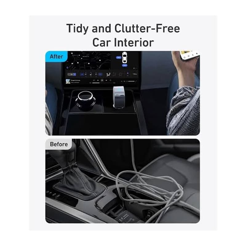 شارژر فندکی انکر مدل A2738HA2 75W کابل متصل Type-C به Type-C (خاکستری) — تصویر ۳