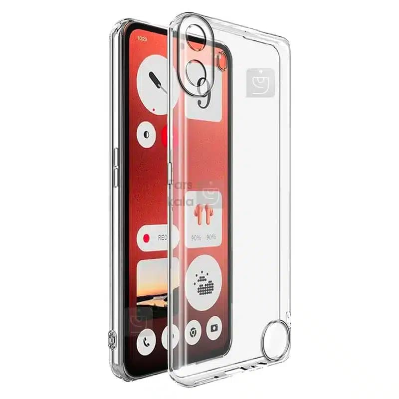 کاور شارک قاب مدل ژله ای شفاف مناسب برای گوشی موبایل ناتینگ فون CMF Phone 1 — تصویر ۲