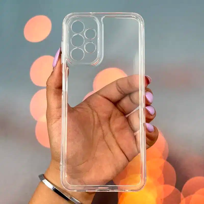 کاور شارک قاب مدل ژله ای شفاف مناسب برای گوشی موبایل سامسونگ Galaxy A13 4G — تصویر ۲