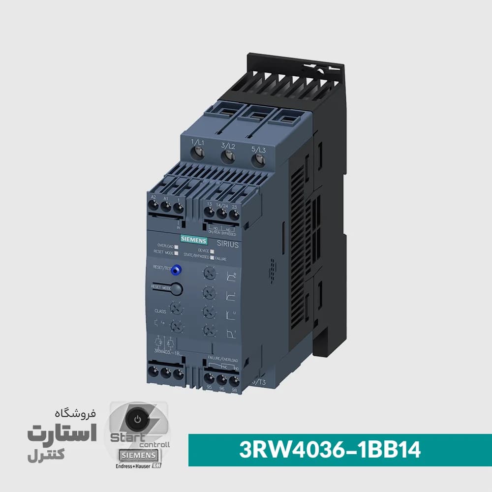 Siemens Soft Starter 3RW4036-1BB14 | سافت استارتر زیمنس