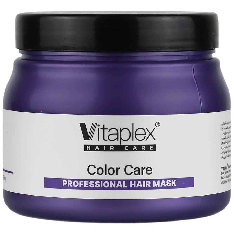 ماسک موی ویتاپلکس مدل Color Care مخصوص موهای رنگشده حجم ۵۰۰ میلیلیتر