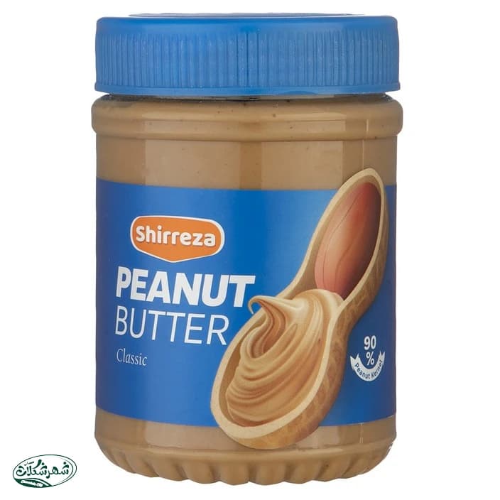 کره بادام زمینی کلاسیک شیررضا 450گ