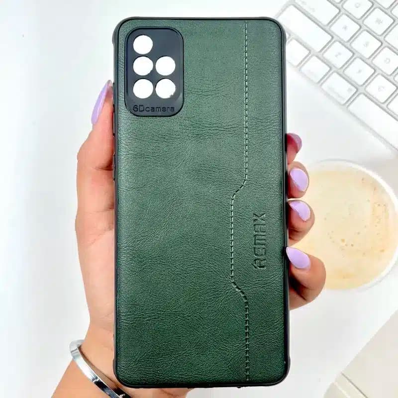 کاور شارک قاب مدل چرم RMX مناسب برای گوشی موبایل سامسونگ Galaxy A51 — تصویر ۲