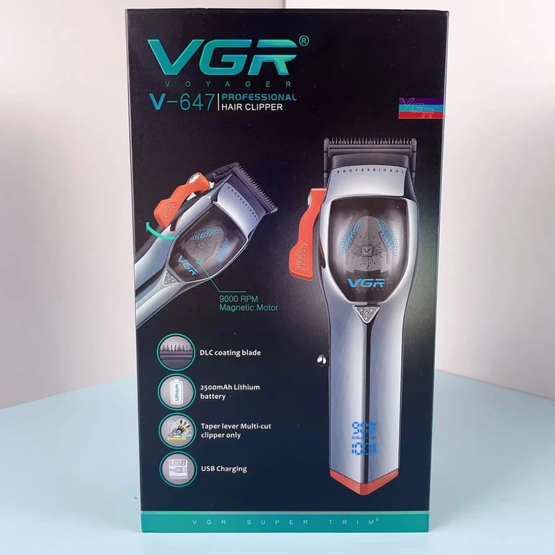 ماشین اصلاح موی سر و صورت وی جی آر مدل V-647 — تصویر ۲