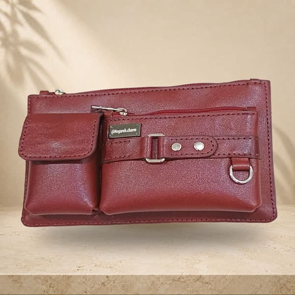 کیف کمری چرمی مردانه دست دوز کد M35
