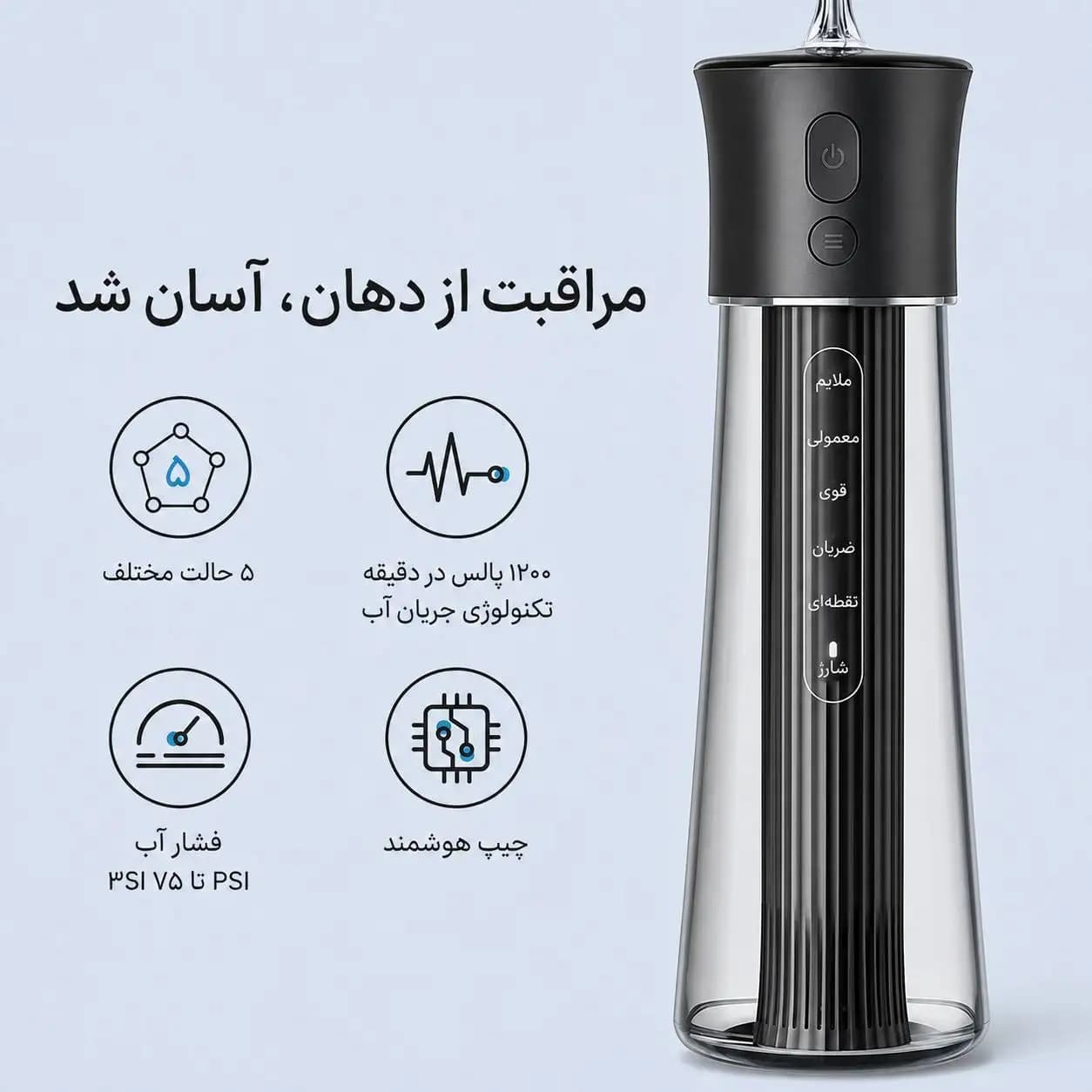 دستگاه شست و شوی دهان و دندان بیتوی مدل F30 اورجینال — تصویر ۲