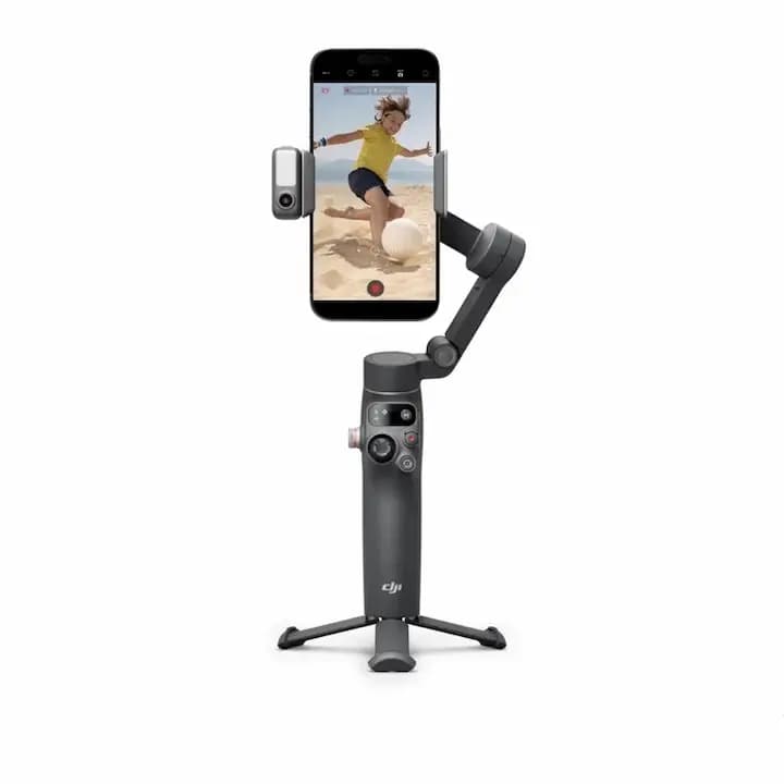 گیمبال ۳ محوره گوشی دی جی آی مدل OSMO MOBILE 7P با پشتیبانی از فناوری ActiveTrack 7.0 و ویرایش با یک لمس