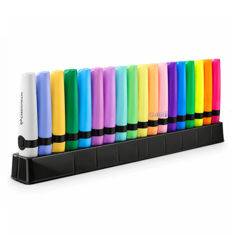 هایلایتر (علامتگذار) ۱۸ رنگ لومو Lumo سیکلاس C.CLASS کد HLV-18
