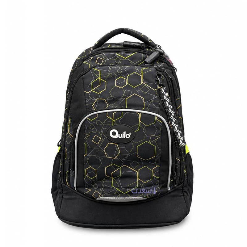 کوله پشتی مدرسه طرح شش ضلعی کویلو Quilo کد 634526