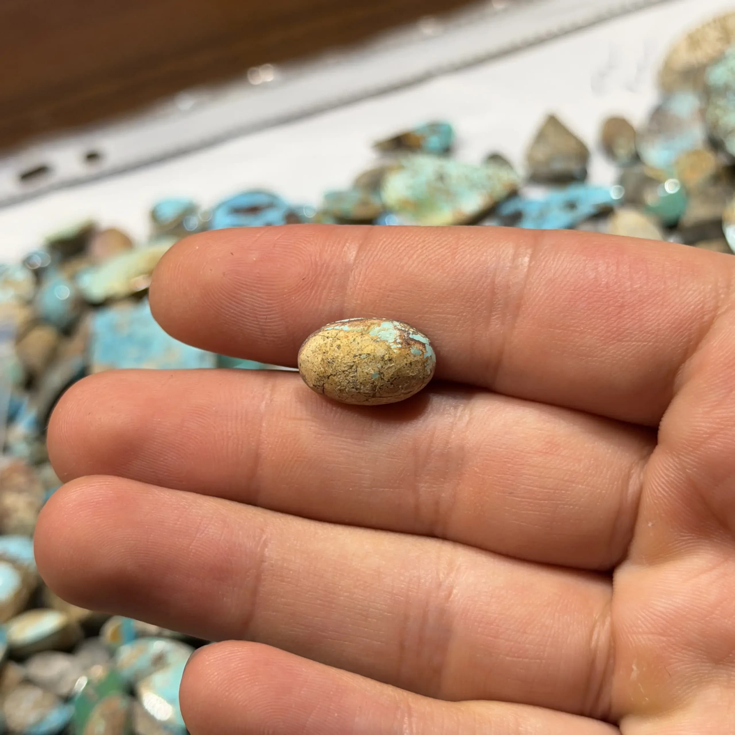 سنگ فیروزه نیشابوری کد2631 — تصویر ۲