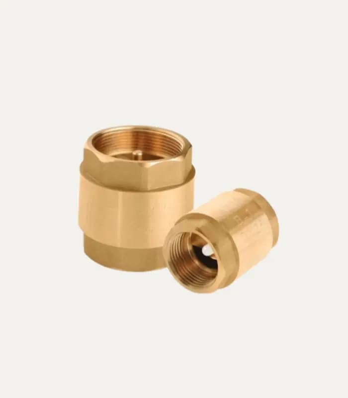 شیر یکطرفه سوپاپ برنجی آذر کد 105 سایز ۱ اینچ