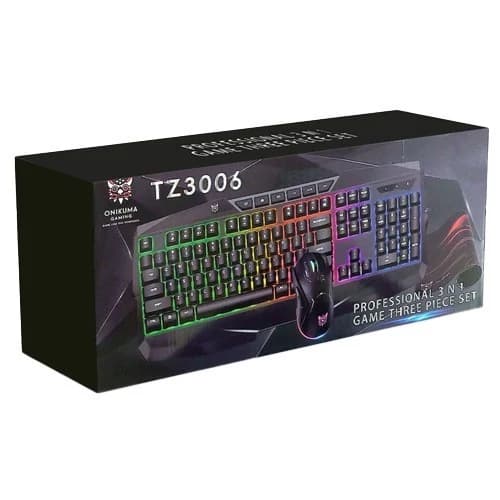 پک گیمینگ موس و کیبورد و موس پد onikuma tz 3006 — تصویر ۲