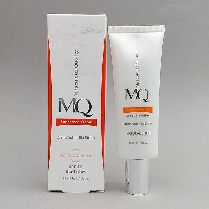 کرم ضد آفتاب MQ بژ طبیعی SPF50 حجم 55 میل