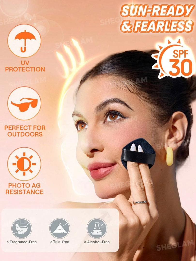 پودر فیکس SPF30 شیگلم مدل Insta-Ready Sunset Blur Setting Powder – شماره 11 Natural Linen — تصویر ۳