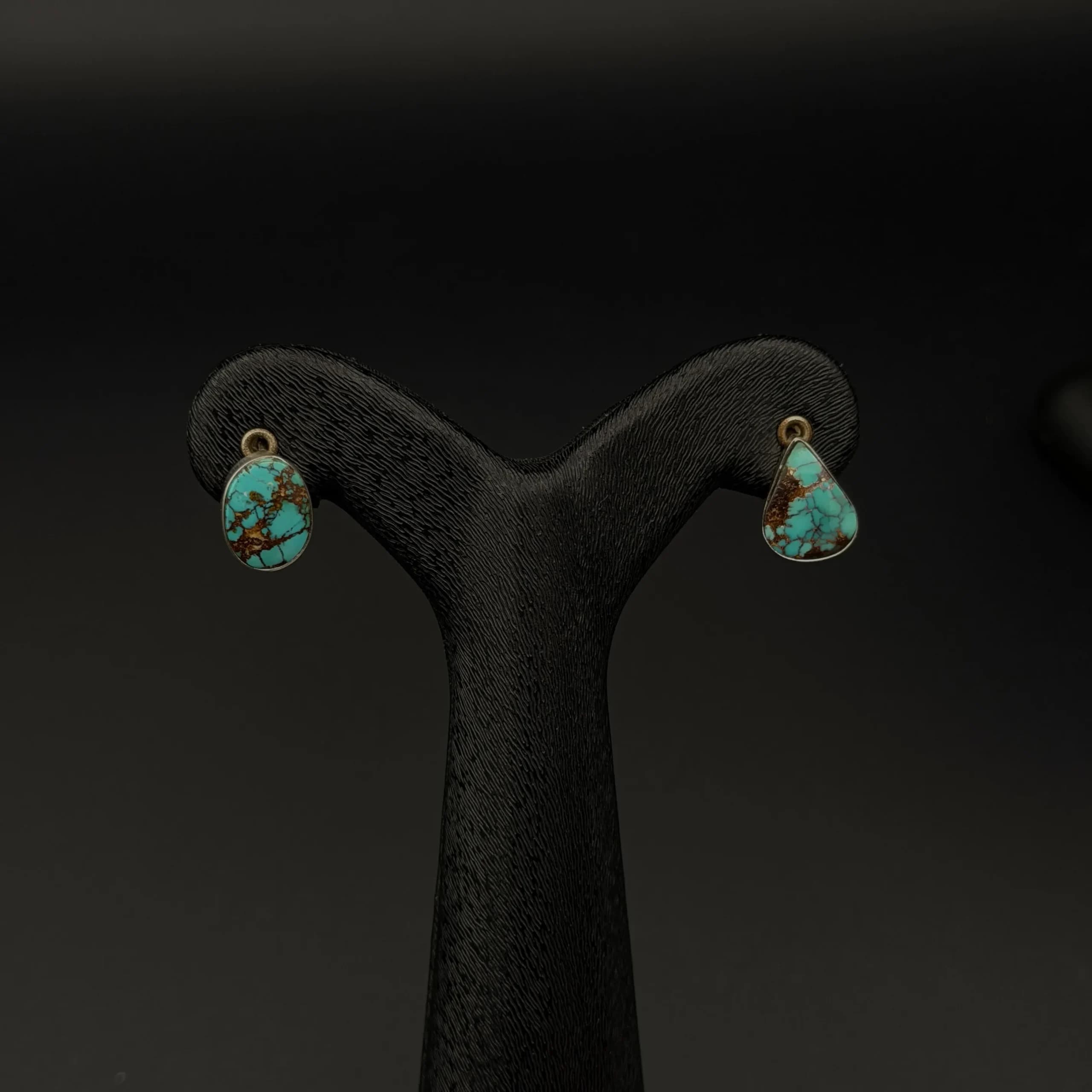 گوشواره فیروزه آبی اصل نیشابور کد2406