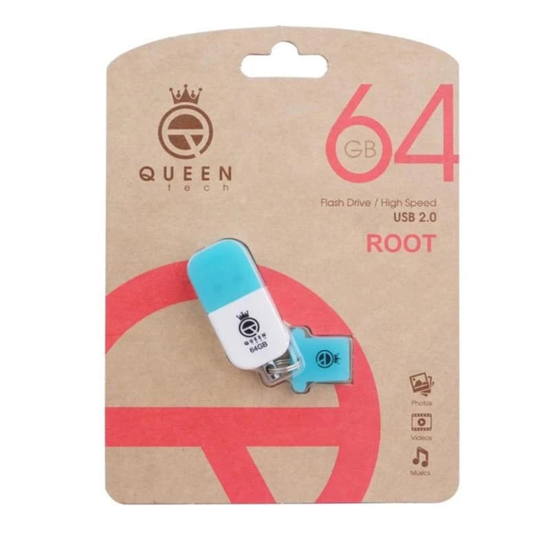 فلش مموری 64 گیگابایت کوئین تک مدل ROOT — تصویر ۳